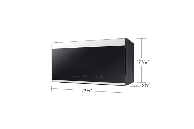 Samsung 2.1 cu.ft Smart Over the Range Microwave with Cook, Simple Clean Filter™
