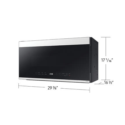 Samsung 2.1 cu.ft Smart Over the Range Microwave with Cook, Simple Clean Filter™