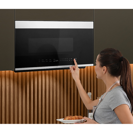 Samsung 2.1 cu.ft Smart Over the Range Microwave with Cook, Simple Clean Filter™