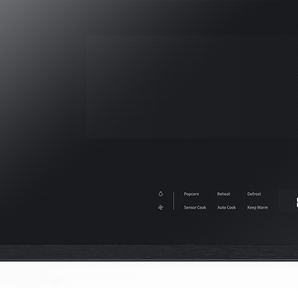 Samsung 2.1 cu. ft. Over-the-Range Microwave with Edge to Edge Glass Display in Matte Black Steel