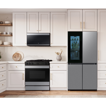 Samsung 2.1 cu.ft Smart Over the Range Microwave with Glass Touch Control