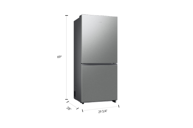 Samsung 30" 16 cu.ft. Counter Depth Bottom Mount Refrigerator