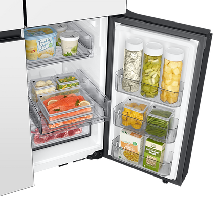 Samsung 36" 23 cu.ft. Bespoke AI Counter Depth 4-Door Flex Fridge with Beverage Center