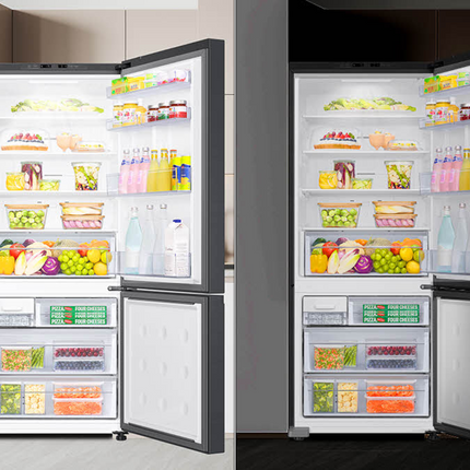 Samsung 28” 15 cu.ft. Counter Depth Bottom Mount Refrigerator