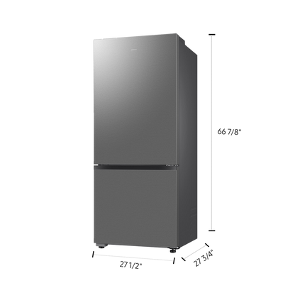 Samsung 28” 15 cu.ft. Counter Depth Bottom Mount Refrigerator