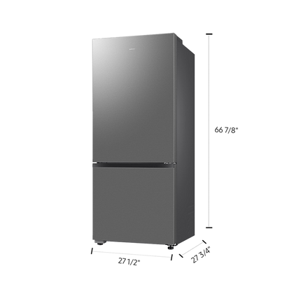 Samsung 28” 15 cu.ft. Counter Depth Bottom Mount Refrigerator