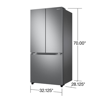 Samsung 33" 18 Cu.Ft. 3-Door French Door Refrigerator with Twin Cooling Plus™