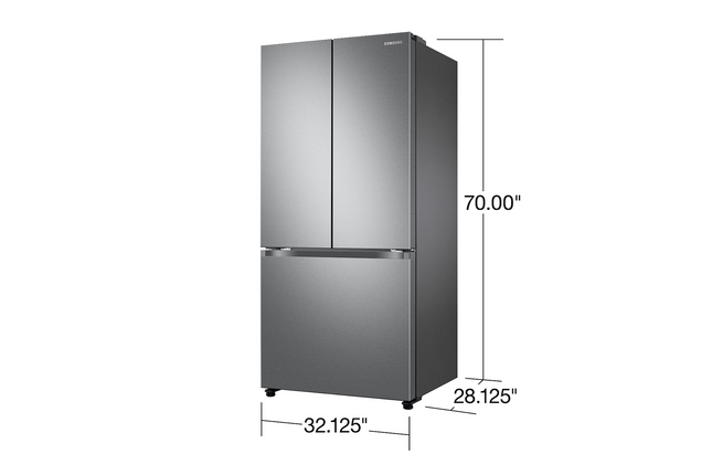 Samsung 33" 18 Cu.Ft. 3-Door French Door Refrigerator with Twin Cooling Plus™