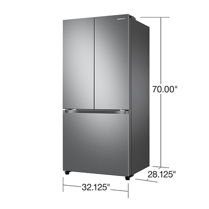 Samsung 33" 18 Cu.Ft. 3-Door French Door Refrigerator with Twin Cooling Plus™