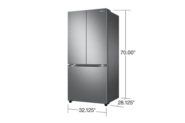 Samsung 33" 18 Cu.Ft. 3-Door French Door Refrigerator with Twin Cooling Plus™