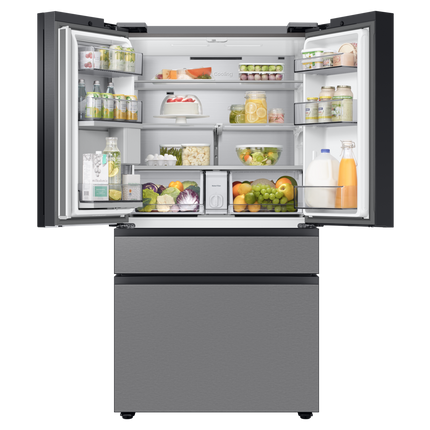 Samsung 36" Bespoke AI Counter-Depth 4 Door French Door Refrigerator with Beverage Center