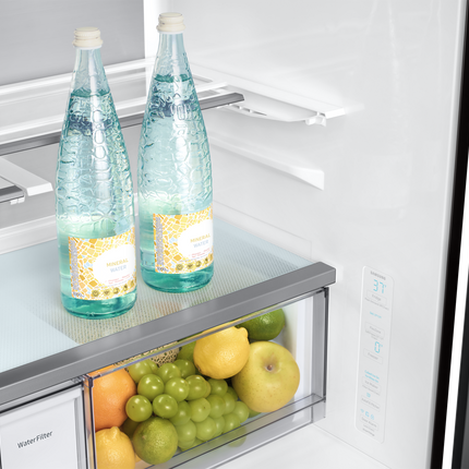 Samsung 36" Bespoke AI Counter-Depth 4 Door French Door Refrigerator with Beverage Center