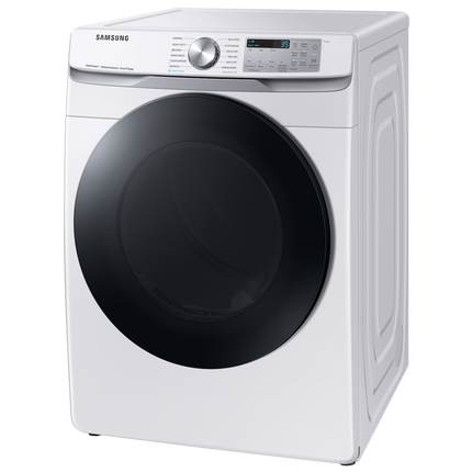 Samsung 7.5 cu.ft Electric Dryer with Multi Steam and Steam Sanitize+ - White