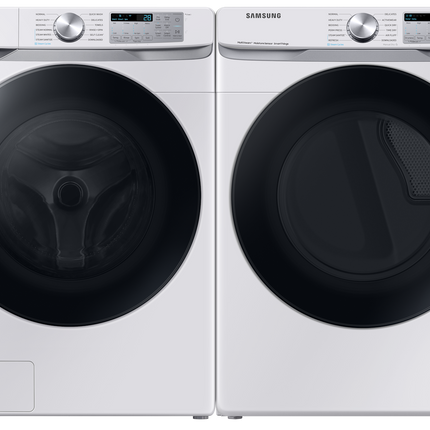 Samsung 7.5 cu.ft Electric Dryer with Multi Steam and Steam Sanitize+ - White