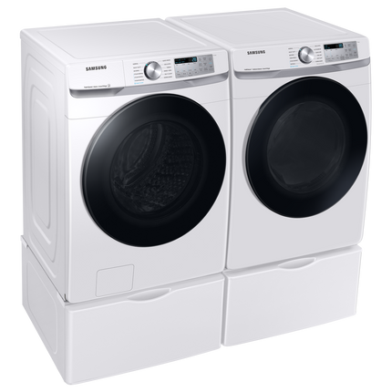 Samsung 7.5 cu.ft Electric Dryer with Multi Steam and Steam Sanitize+ - White