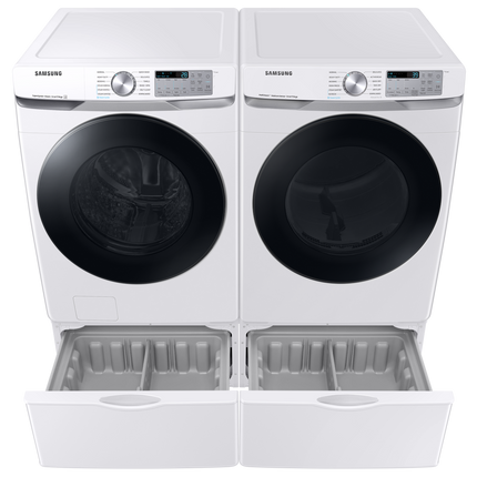 Samsung 7.5 cu.ft Electric Dryer with Multi Steam and Steam Sanitize+ - White