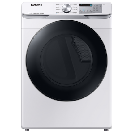 Samsung 7.5 cu.ft Electric Dryer with Multi Steam and Steam Sanitize+ - White