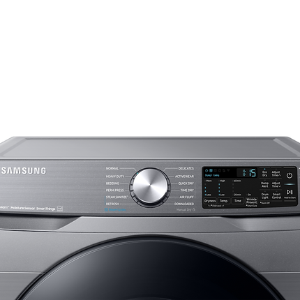 Samsung 7.5 cu.ft Electric Dryer with Multi Steam and Steam Sanitize+