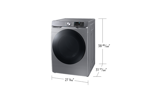 Samsung 7.5 cu.ft Electric Dryer with Multi Steam and Steam Sanitize+