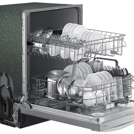 Samsung 53 dBA Fingerprint-resistant Dishwasher with Adjustable Rack