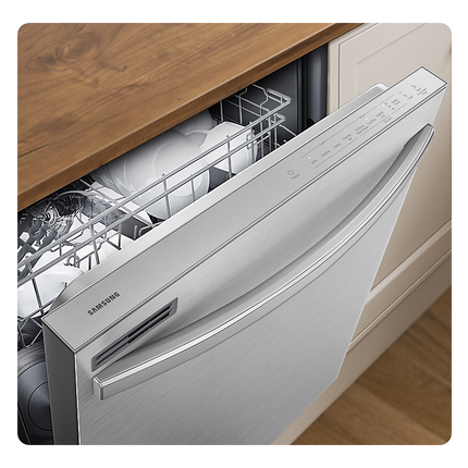 Samsung 53 dBA Fingerprint-resistant Dishwasher with Adjustable Rack