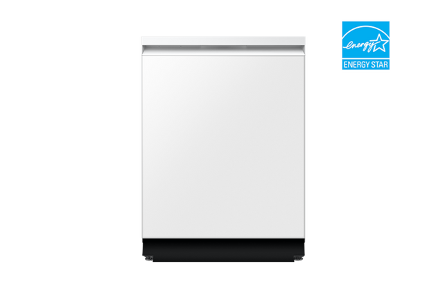 Samsung Extra Quiet (38dBA) Dishwasher with AI Wash and upgraded 3rd Rack - White