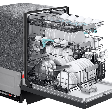 Samsung Extra Quiet (38dBA) Dishwasher with AI Wash and upgraded 3rd Rack
