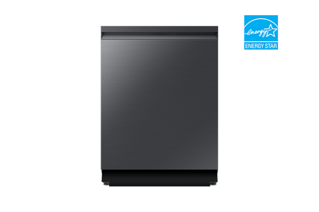 Samsung Extra Quiet (38dBA) Dishwasher with AI Wash and upgraded 3rd Rack - Black