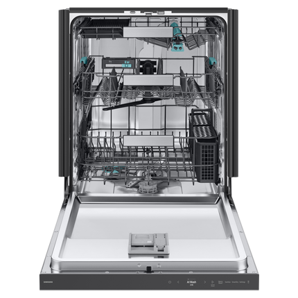 Samsung Extra Quiet (38dBA) Dishwasher with AI Wash and upgraded 3rd Rack - Silver