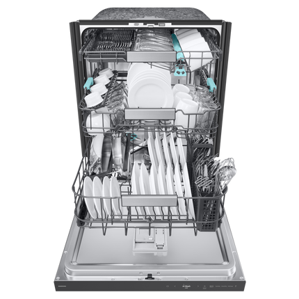 Samsung Extra Quiet (38dBA) Dishwasher with AI Wash and upgraded 3rd Rack - Silver