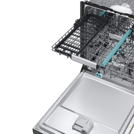 Samsung Extra Quiet (38dBA) Dishwasher with AI Wash and upgraded 3rd Rack - Silver