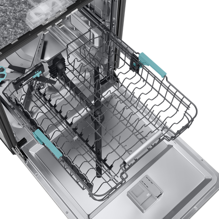 Samsung Extra Quiet (38dBA) Dishwasher with AI Wash and upgraded 3rd Rack - Silver