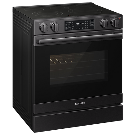 Samsung Electric Slide-In Range True Convection with Air Fry Max | Air Sous Vide 6.3 cu.ft.