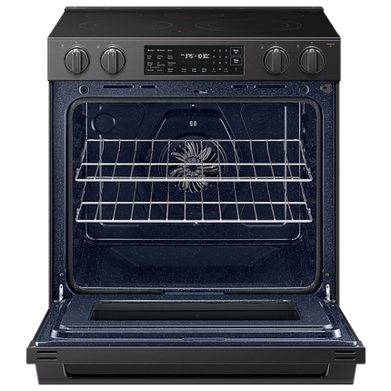 Samsung Electric Slide-In Range True Convection with Air Fry Max | Air Sous Vide 6.3 cu.ft.