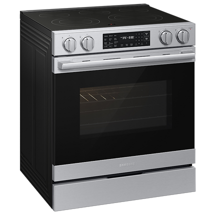 Samsung Electric Slide-In Range True Convection with Air Fry Max | Air Sous Vide 6.3 cu.ft.