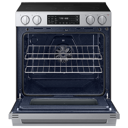 Samsung Electric Slide-In Range True Convection with Air Fry Max | Air Sous Vide 6.3 cu.ft.