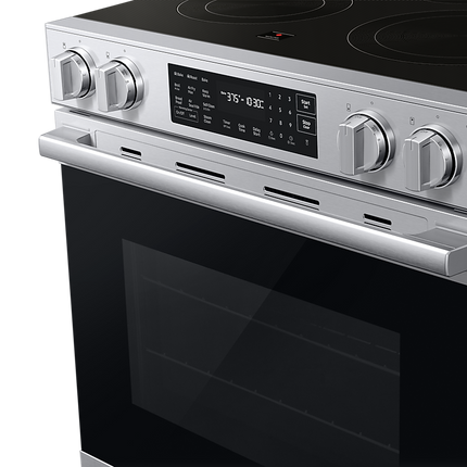 Samsung Electric Slide-In Range True Convection with Air Fry Max | Air Sous Vide 6.3 cu.ft.