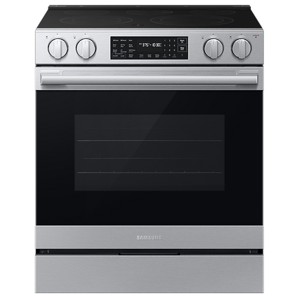 Samsung Electric Slide-In Range True Convection with Air Fry Max | Air Sous Vide 6.3 cu.ft.