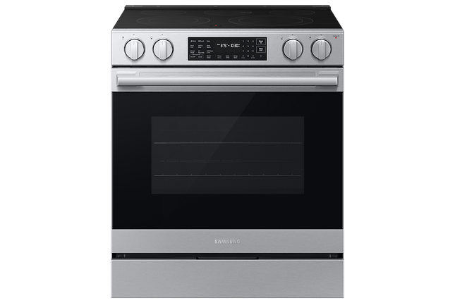 Samsung Electric Slide-In Range True Convection with Air Fry Max | Air Sous Vide 6.3 cu.ft.