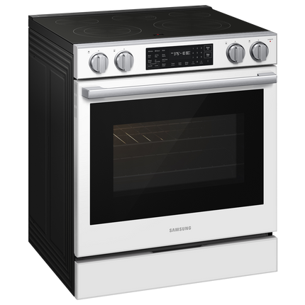 Samsung Electric Slide-In True Convection with Air Fry Max | Air Sous Vide 6.3 cu.ft