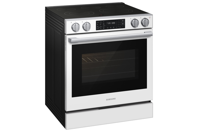 Samsung Electric Slide-In True Convection with Air Fry Max | Air Sous Vide 6.3 cu.ft