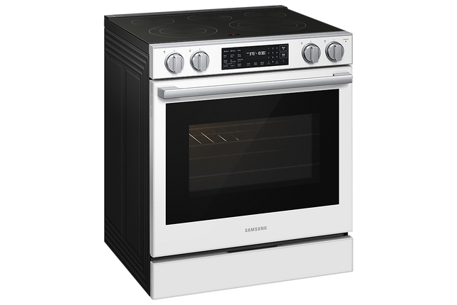 Samsung Electric Slide-In True Convection with Air Fry Max | Air Sous Vide 6.3 cu.ft
