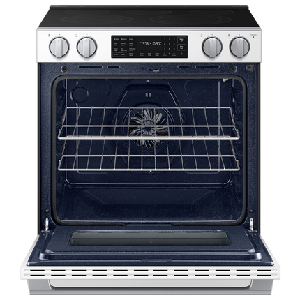 Samsung Electric Slide-In True Convection with Air Fry Max | Air Sous Vide 6.3 cu.ft