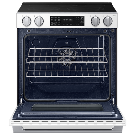 Samsung Electric Slide-In True Convection with Air Fry Max | Air Sous Vide 6.3 cu.ft