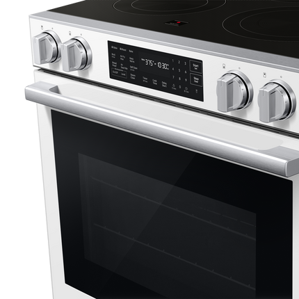 Samsung Electric Slide-In True Convection with Air Fry Max | Air Sous Vide 6.3 cu.ft