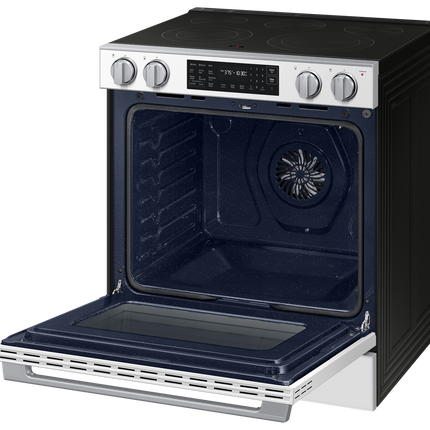 Samsung Electric Slide-In True Convection with Air Fry Max | Air Sous Vide 6.3 cu.ft