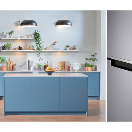 Samsung 24" Counter-Depth Bottom Mount Refrigerator with Modern Design