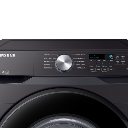 Samsung 5.2 Cu.Ft. Front Load Washer With Self Clean+ - Black