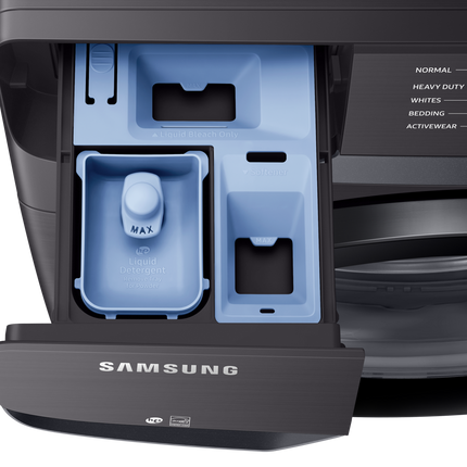 Samsung 5.2 Cu.Ft. Front Load Washer With Self Clean+ - Black
