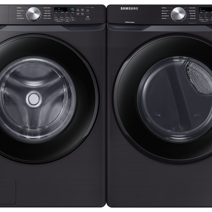Samsung 5.2 Cu.Ft. Front Load Washer With Self Clean+ - Black